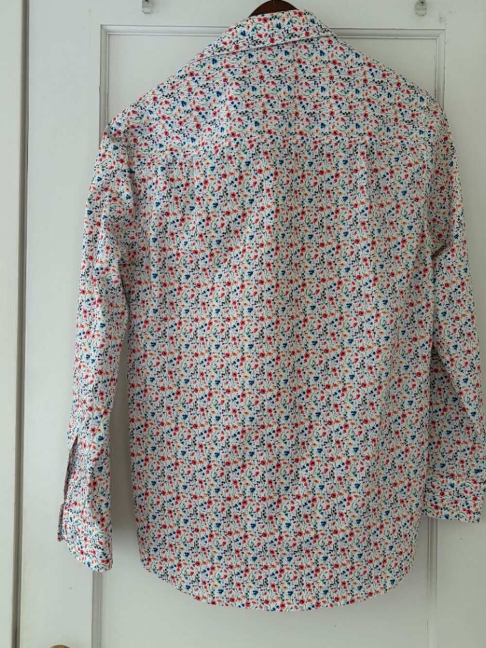 Nick Graham Floral Shirt Size Small 14.5" 32-33" Cotton - Picture 3 of 8